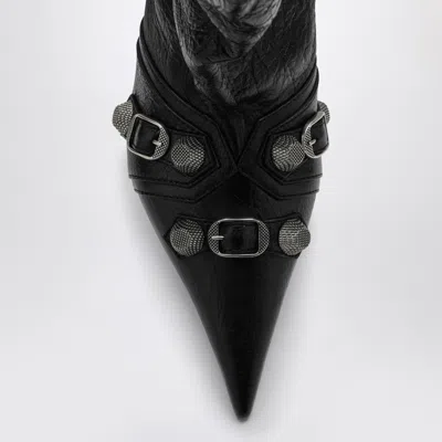Balenciaga Cagole 50 Mid-calf Boots In Nappa Leather