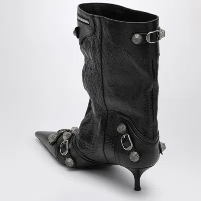 Balenciaga Cagole 50 Mid-calf Boots In Nappa Leather