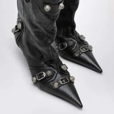 Balenciaga Cagole 50 Mid-calf Boots In Nappa Leather