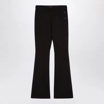 Courrèges Elegant Side-button Wool Trousers For Women