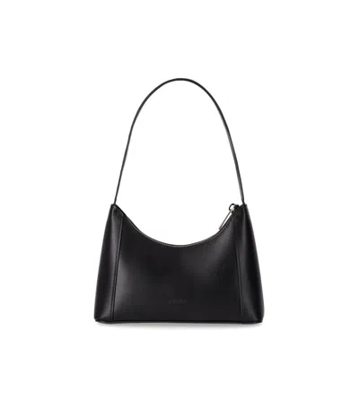 Furla Diamante Mini Black Shoulder Bag In Black
