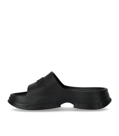 Ganni Logo-embossed Chunky Slides