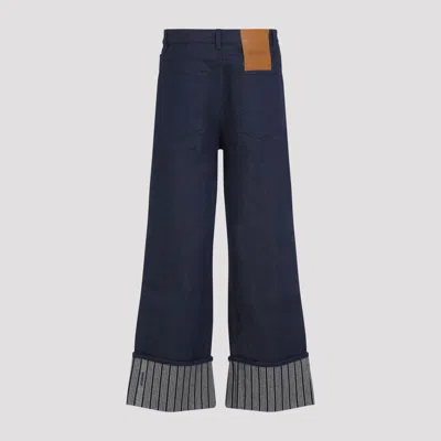 Shop Jacquemus Large Denim Jeans For Men In Navy