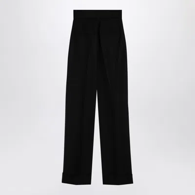 Max Mara Street Pleated Cotton Twill Tapered Pants
