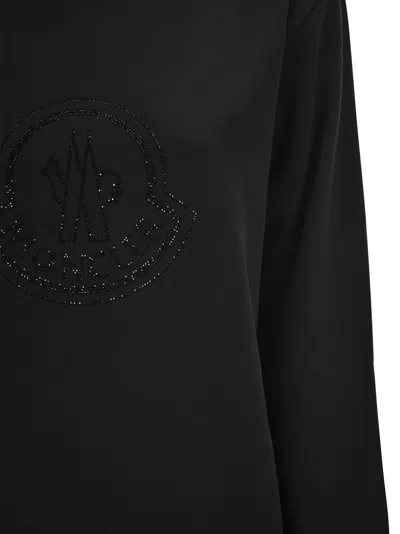 Moncler Logo Sweatshirt With Crystals