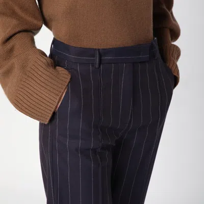 Quelledue Pinstripe Wool-blend Tailored Pants
