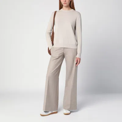 Quelledue Mélange Wool Tailored Pants