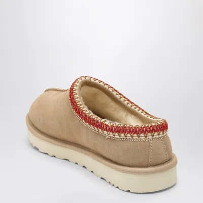 Ugg Tasman Wool-blend Fleece-lined Embroidered Suede Slippers