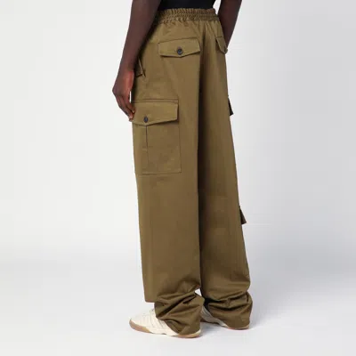 Wales Bonner Cargo Cotton Trousers Elastic Waistband