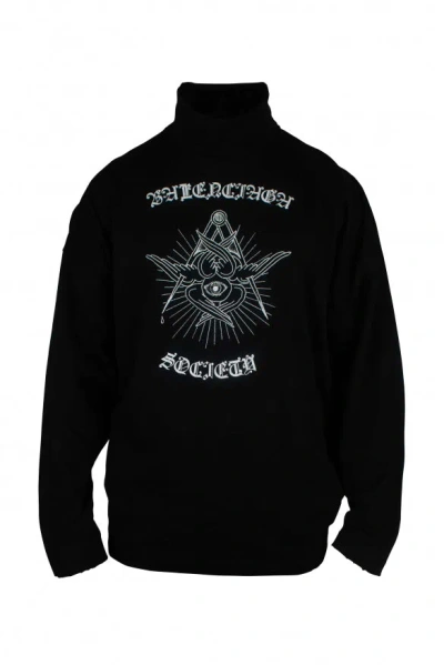 Balenciaga Men Sweatshirt In Black