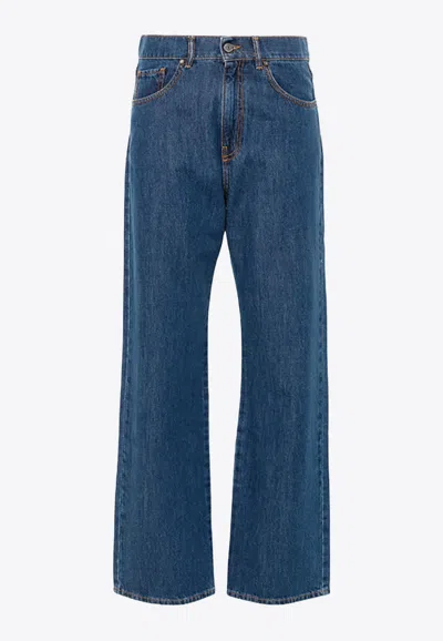 P.a.r.o.s.h Cigan Straight Denim Pants In Denim