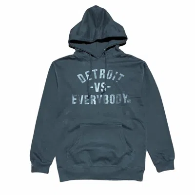 Vs Everybody Men's Detroit Hoodie In Black/black In Green