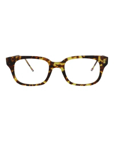 Thom Browne Square-frame Acetate Optical Frames In Brown