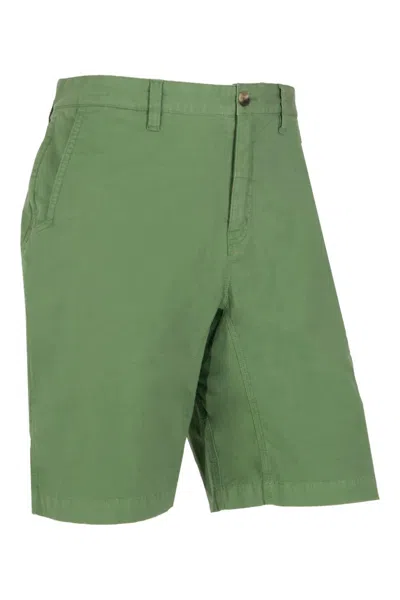 Mountain Khakis Classic Fit Stretch Poplin Shorts In Chive In Green