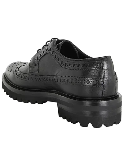Corvari Lace Up Horse Rubber Bottom In Black