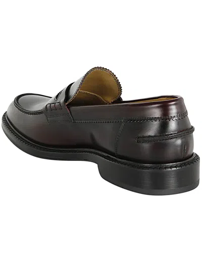 Corvari Loafer Wembley Leather Bottom In Red