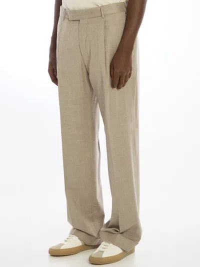 Pt Torino Edge Trousers In Beige