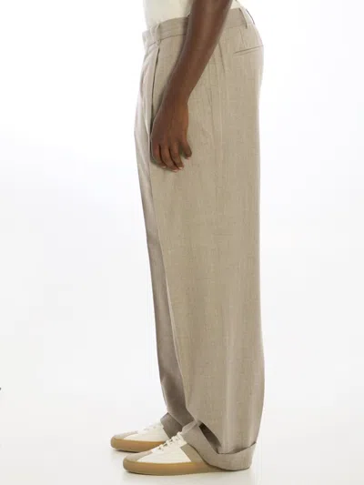 Pt Torino Edge Trousers In Beige