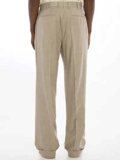 Pt Torino Edge Trousers In Beige