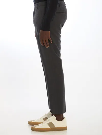 Pt Torino Edge Trousers In Grey