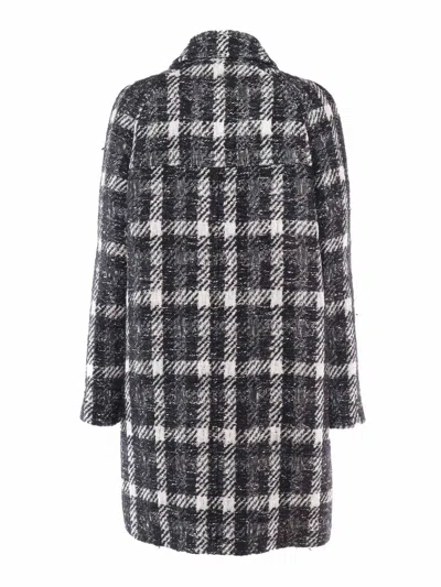 Fay Double Breasted Jacqueline Coat + Hook In Black