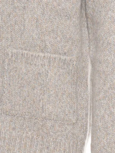 Fedeli Button Cardigan L/s Knitted Sweater Man In Multicolor