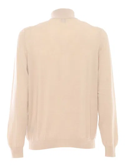Fedeli Cardigan Favonius In Cashmere Sabbia Uomo In Gold