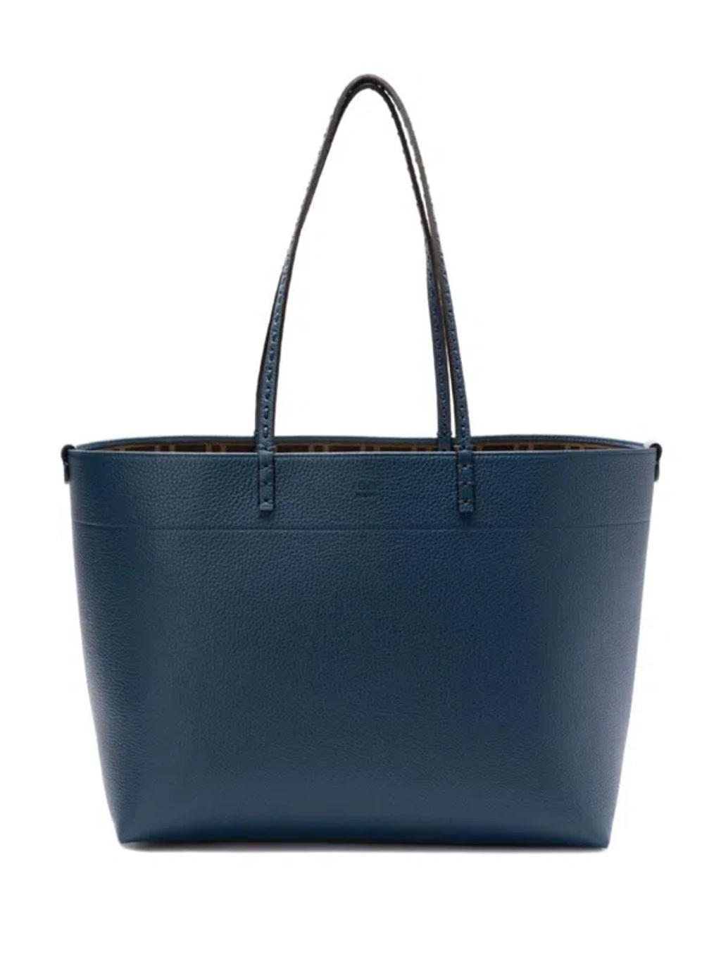 【関税＆送料込み】Fendi Medium Roll With Macro Topstitchin Fendi Medium Roll Bag With Macro Topstitching In Blue | ModeSens