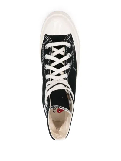 Comme Des Garçons Play X Converse X Converse Chuck Taylor 70 Single Heart Sneakers In Black
