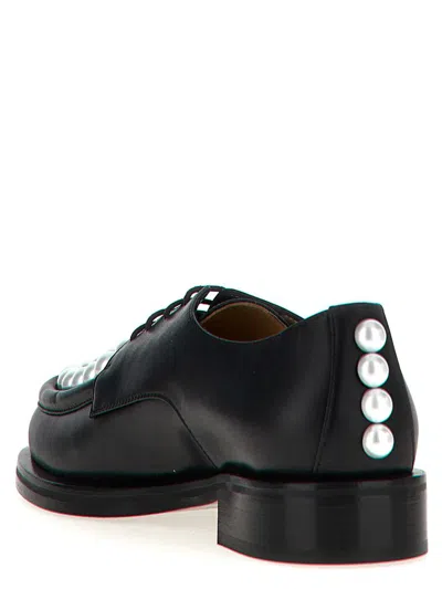 Mach&mach Mach & Mach Moccasin Flat Shoes With Pearl Embellishment In Multicolor