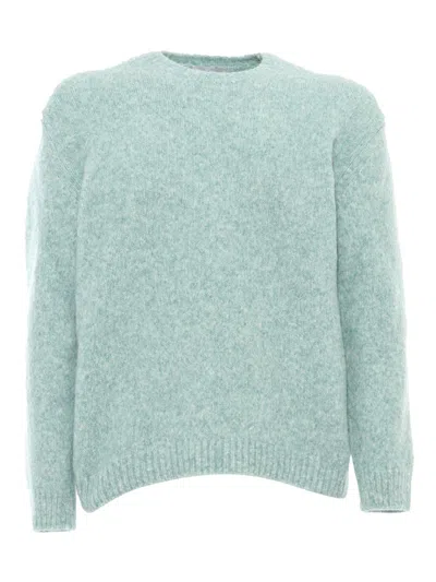 Sette Fili Cashmere Girocoll In Blue