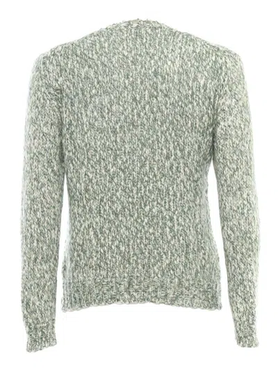 Sette Fili Cashmere Girocoll In Green
