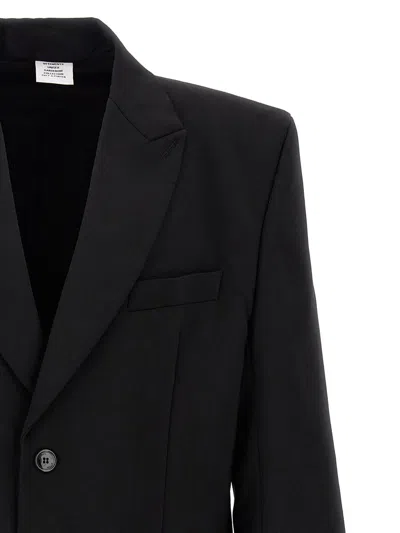 Vetements 'blazer Brodé Du Logo' In Black