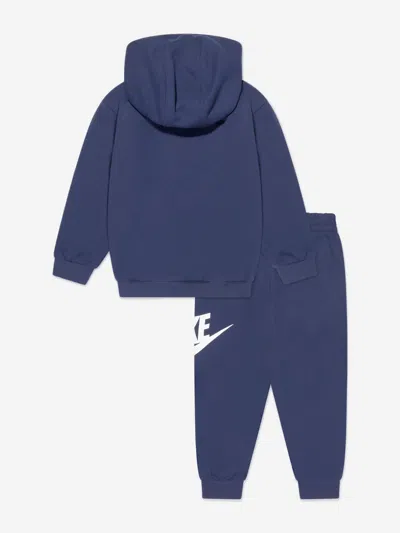 Nike Boys Nkn Club Fleece Tracksuit In Blue