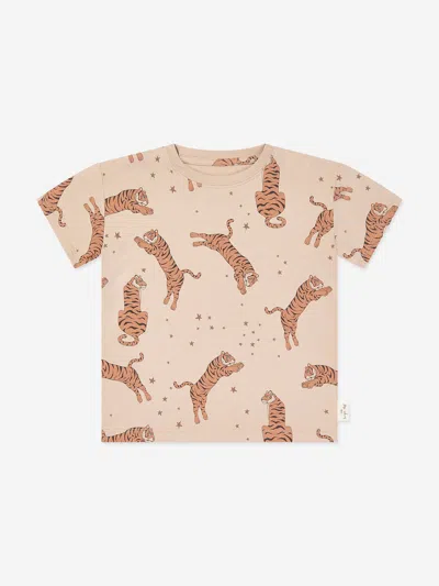 Konges Slojd Konges Sløjd Kids Tiger Short Set In Beige