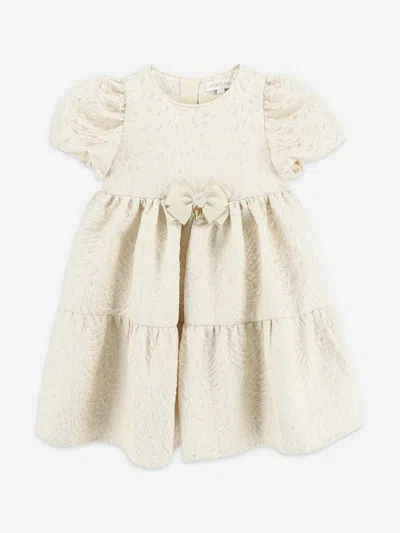 Angel's Face Angels Face Girls Jordan Deco Jacquard Tiered Dress In Gold
