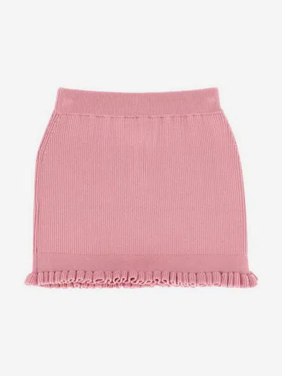 Angel's Face Angels Face Girls Troy Rib Knitted Skirt In Pink