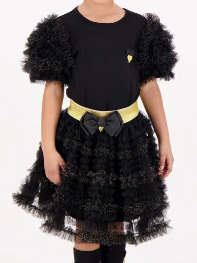 Angel's Face Angels Face Girls Ballroom Ruffle Skirt In Black
