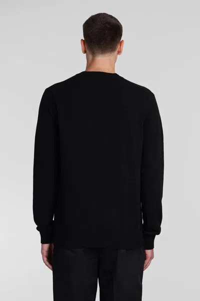 Comme Des Garçons Play Heart-patch Wool Jumper In Black