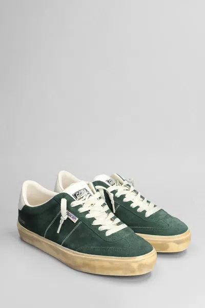 Golden Goose Soul Star Suede Linguetta E Tallone Pelle In Green