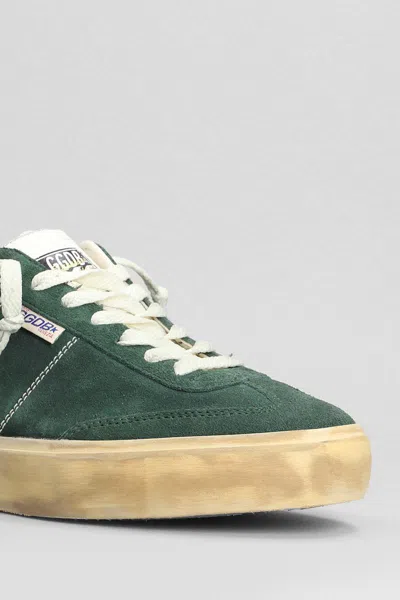 Golden Goose Soul Star Suede Linguetta E Tallone Pelle In Green