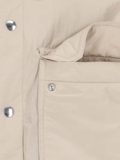 Helmut Lang Casual Jacket With Chest Pocket And Collared Neck In Grey