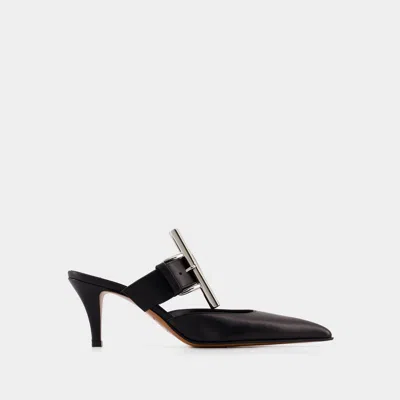 Alexander Mcqueen Mcqueen Birdee Pointed Toe Mule In Black