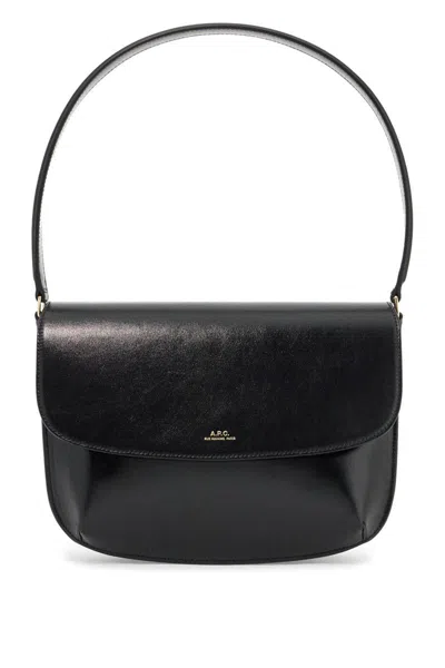 Shop Apc Sarah Shoulder Bag In Black