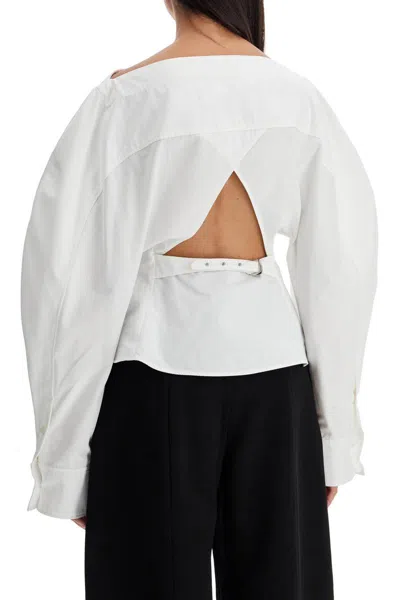 Shop Jacquemus Shirt 'the Barco In White