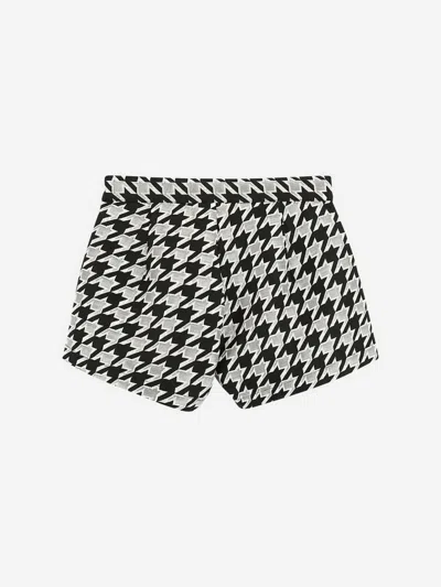 Angel's Face Angels Face Girls Laetitia Houndstooth Shorts With Bow In Black