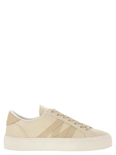 Moncler Monaco Leather Low-top Sneakers