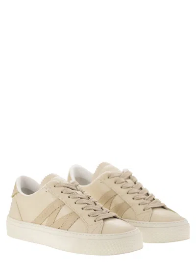 Moncler Monaco Leather Low-top Sneakers
