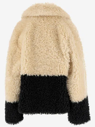 Stand Studio Black & Off-white Jubel Faux-shearling Jacket