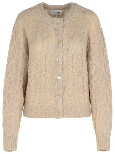 Isabel Marant Étoile Ery Beige Mohair Blend Sweater In Cream